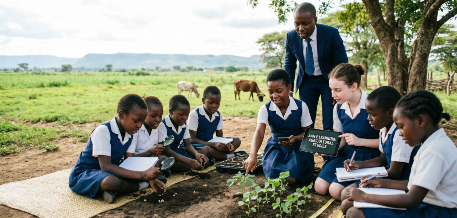 A-Level Students Studying
